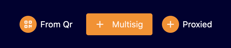 Explorer Multisig button