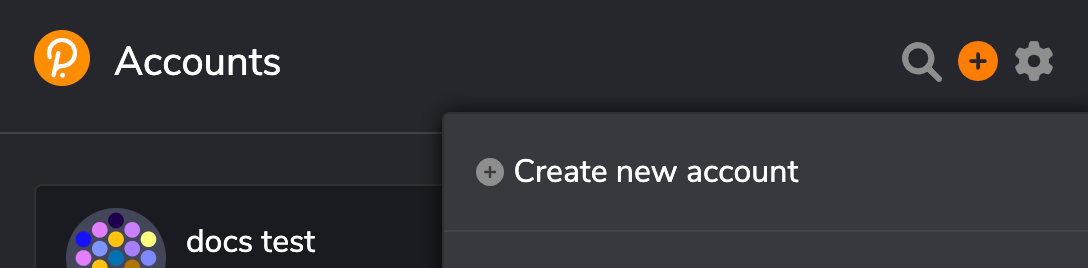 Polkadot.js extension