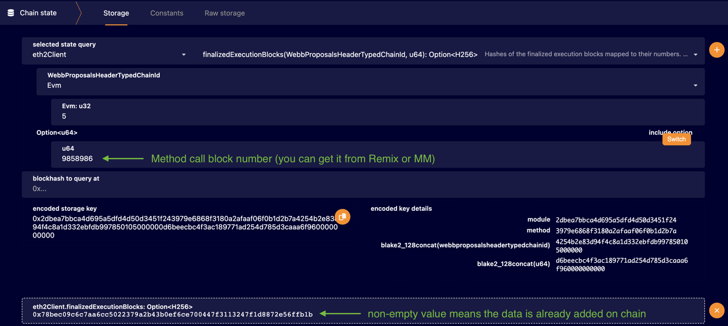 Verify Block method call